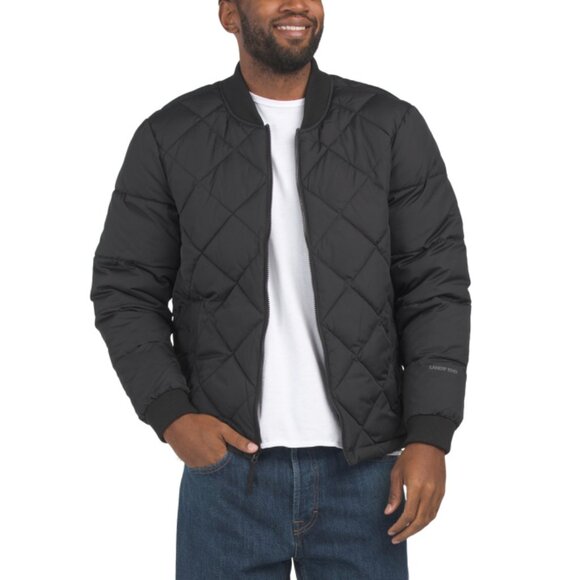 LANDS END Black Diamond Quilted Jacket - Picture 1 of 2